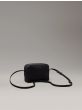 Crossbody Bag CALVIN KLEIN Black Shiny Gunmetal
