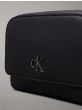 Crossbody Bag CALVIN KLEIN Black Shiny Gunmetal