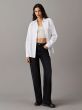 Langarmbluse CALVIN KLEIN Loose Fit Bright White