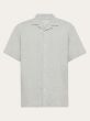 Hemd KNOWLEDGE COTTON APPAREL Box Fit Linen Shirt Ultimate Grey