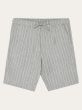 Shorts KNOWLEDGE COTTON APPAREL Fig Linen Grey Pin Stripe