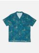 Hemd NUDIE JEANS Arvid Hawaii Shirt Deep Sea