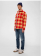 Overshirt NUDIE JEANS Glenn Padded Check Shirt Red