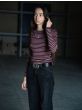 Langarmshirt NUDIE JEANS Jessy Striped Rib Multi