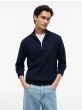 Reißverschluss-Pullover TOMMY HILFIGER Dark Night Navy