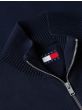Reißverschluss-Pullover TOMMY HILFIGER Dark Night Navy