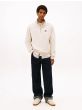Sweater mit Viertel-Reißverschluss TOMMY HILFIGER Ancient White