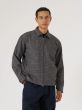 Jacke UNIVERSAL WORKS Houndstooth Wool Mix Windcheater Charcoal