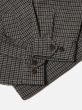 Jacke UNIVERSAL WORKS Houndstooth Wool Mix Windcheater Charcoal