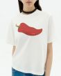 T-Shirt THINKING MU Chilli Lucia White