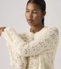 Häkelpullover LEVI'S® Hope Pristine Cotton weiß