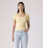 T-Shirt LEVI'S® Essential Square Neck Tee French Vanilla Garment Dye