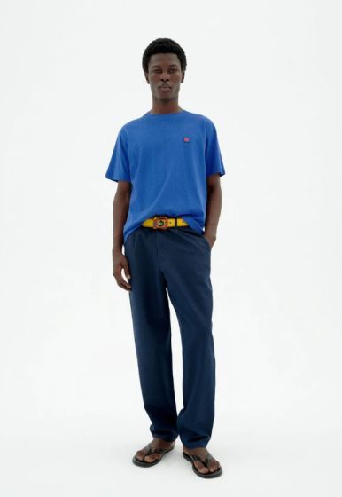 T-Shirt THINKING MU Sol Contrast Indigo