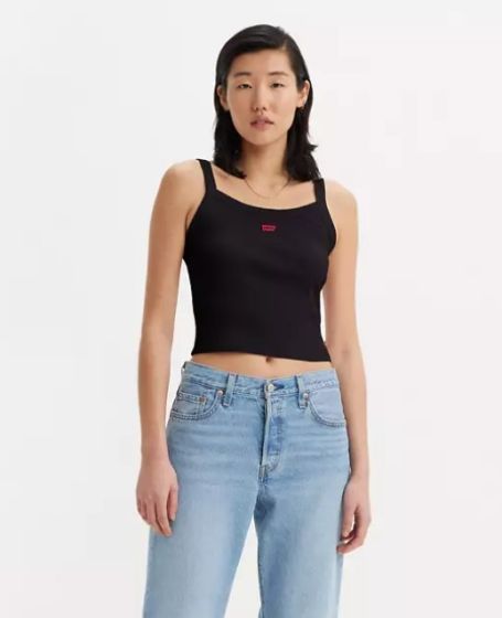 Top LEVI´S® Essential Sporty Tank Top Caviar Cotton