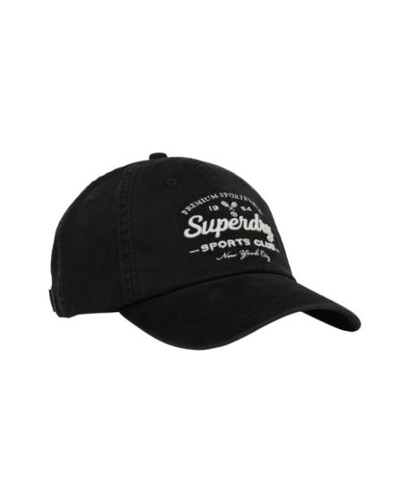 Kappe SUPERDRY Vintage Club Baseballcap Vintage Black