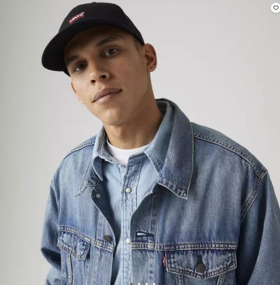 Kappe LEVI'S® Housemark Flexfit Schwarz