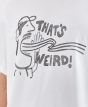 T-Shirt NUDIE JEANS Koffe Thats Weird Chalk White