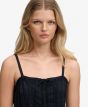 Top SUPERDRY Spitzen-Camisole Eclipse Navy