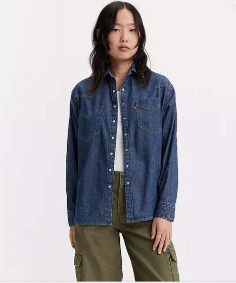 Jeanshemd LEVI`S® Donovan Westernhemd Air Space 3