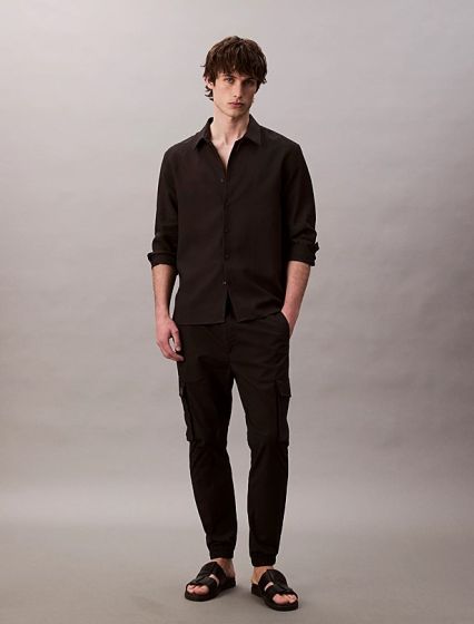 Hose CALVIN KLEIN Ripstop-Cargohose Black