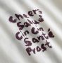 T-Shirt DEDICATED Stockholm Cheers Salud Off-White
