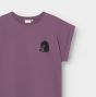 T-Shirt DEDICATED Visby Curious Cat Berry Purple