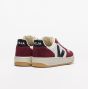 Sneaker VEJA V-10 Leather White Black Amarante Women