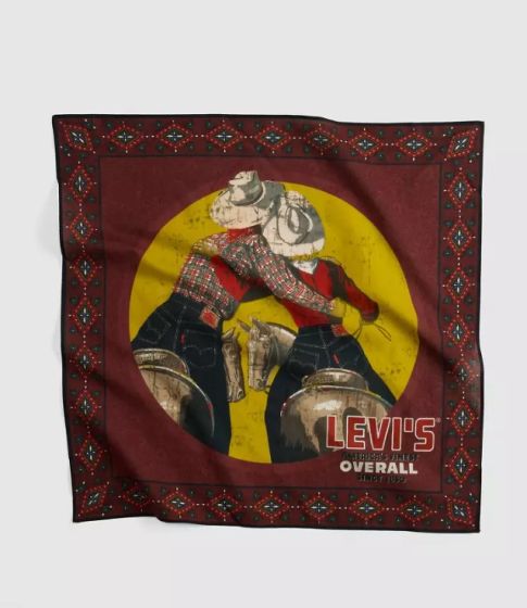 Tuch LEVI´S® Sweethearts Bandana Tawny Port