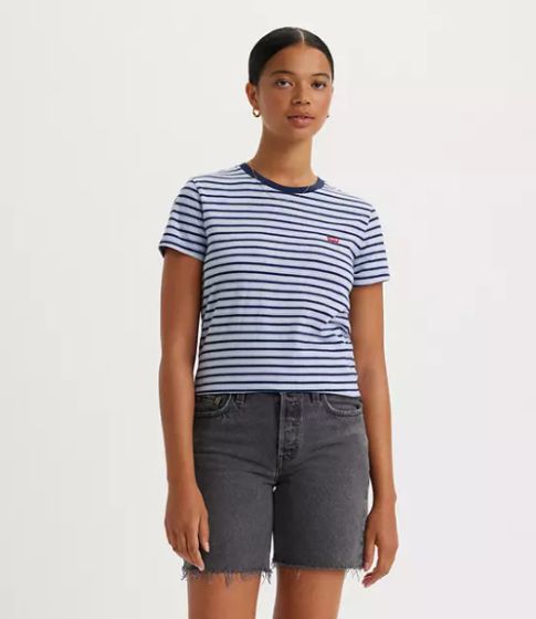 T-Shirt LEVI`S® Das Perfekte Tea Stripe Brunnera Blue