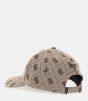 Kappe GUESS Basecap Jacquard-Logo Braun