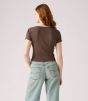 T-Shirt LEVI´S® Karree-Ausschnitt Garment Dye Bracken
