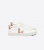 Sneaker VEJA Campo Chromefree Leather White Nacre Woman