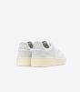 Sneaker VEJA V-90 Leather Gravel White Woman