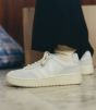 Sneaker VEJA V-90 Leather Gravel White Woman