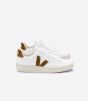 Sneaker VEJA V-12 Leather White Camel Herren