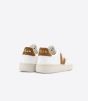 Sneaker VEJA V-12 Leather White Camel Herren