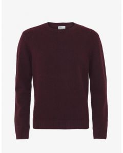 Pullover COLORFUL STANDARD Classic Merino Wool Crew Oxblood Red