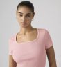T-Shirt LEVI'S® Essential Square Neck Tee Coral Blush Garment Dye