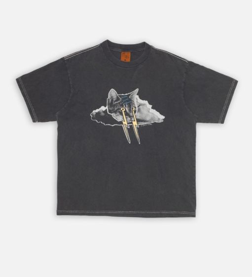 T-Shirt NUDIE JEANS Koffe Karma Antracite
