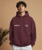 Hoodie ON VACATION Chill Out Burgundy