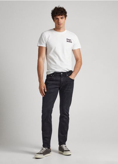 Jeans PEPE JEANS Cash Black Wiser Washed