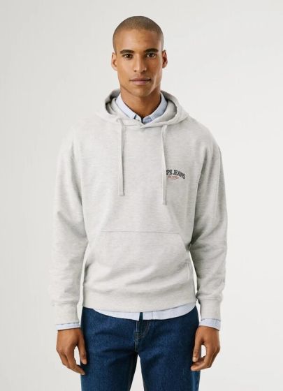 Hoodie PEPE JEANS Mason Light Grey Marl