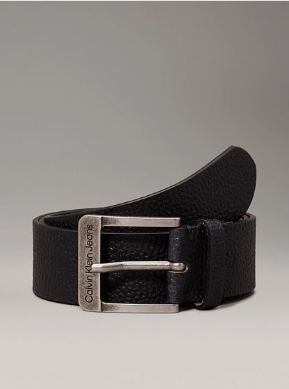 Gürtel CALVIN KLEIN Ledergürtel Black
