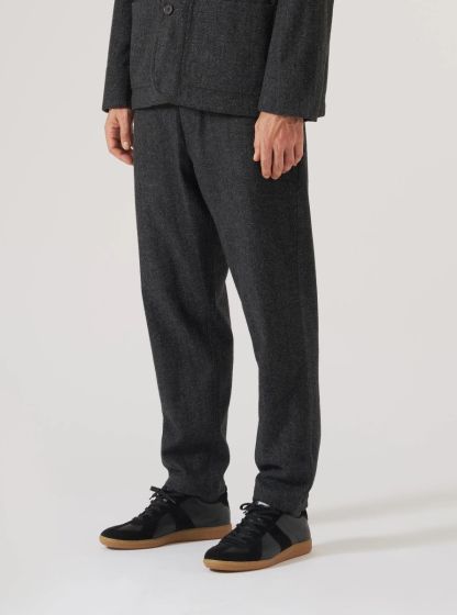 Military Chino UNIVERSAL WORKS Anders Wool Upcycled Grey