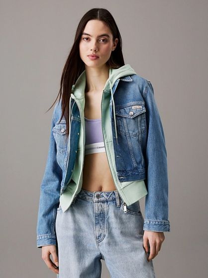 Jeansjacke CALVIN KLEIN 90's Cropped Denim Light