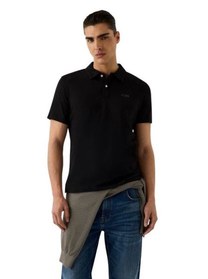 Poloshirt GUESS Essential Polo Jetblack