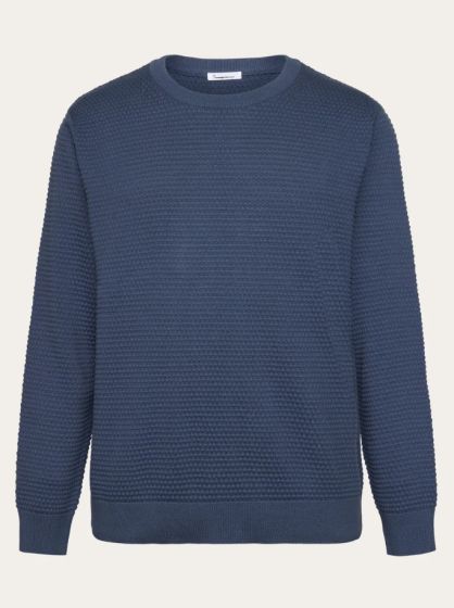 Pullover KNOWLEDGE COTTON APPAREL Vagn Vintage Indigo