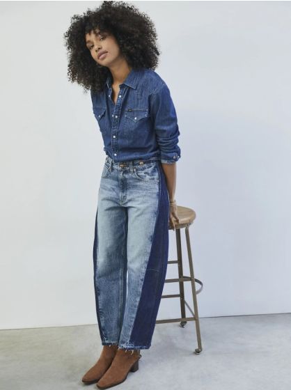 Jeans LEE Loose Rider Blissful Blue