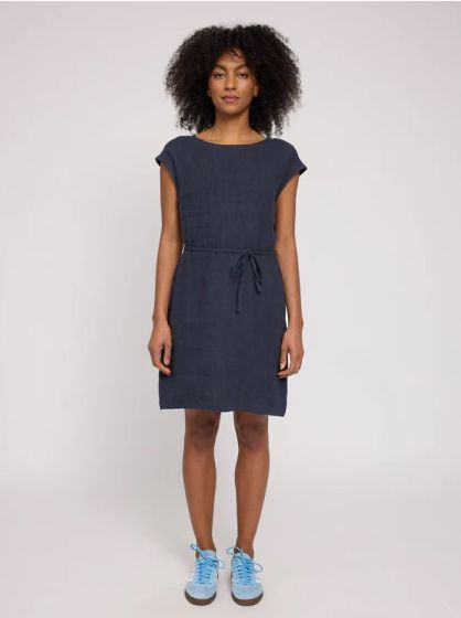 Kleid MAZINE Linen Mini Dress Ink Blue
