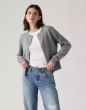 Weste LEVI´S® Rundhals-Cardigan Dark Heather Gray